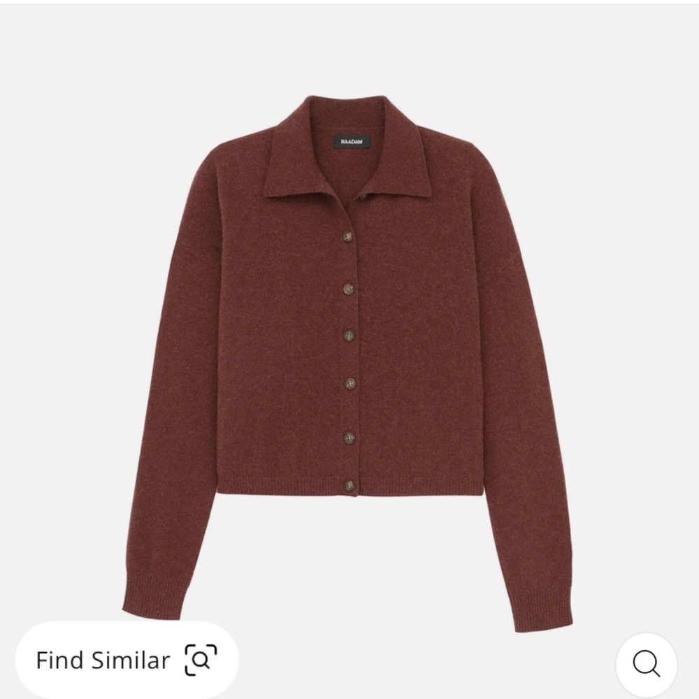 Naadam cashmere button up